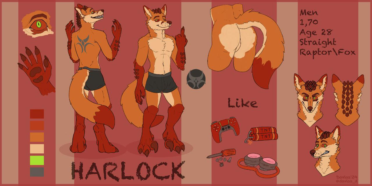 harlock Reference Sheet